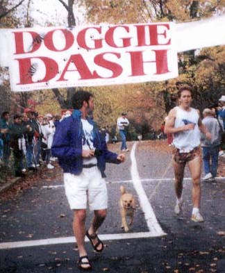 Winning our first (and the first) Ft. Hunt Doggie Dash!