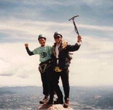 Atop Long's Peak, Colorado 1990 - 14,255 ft
